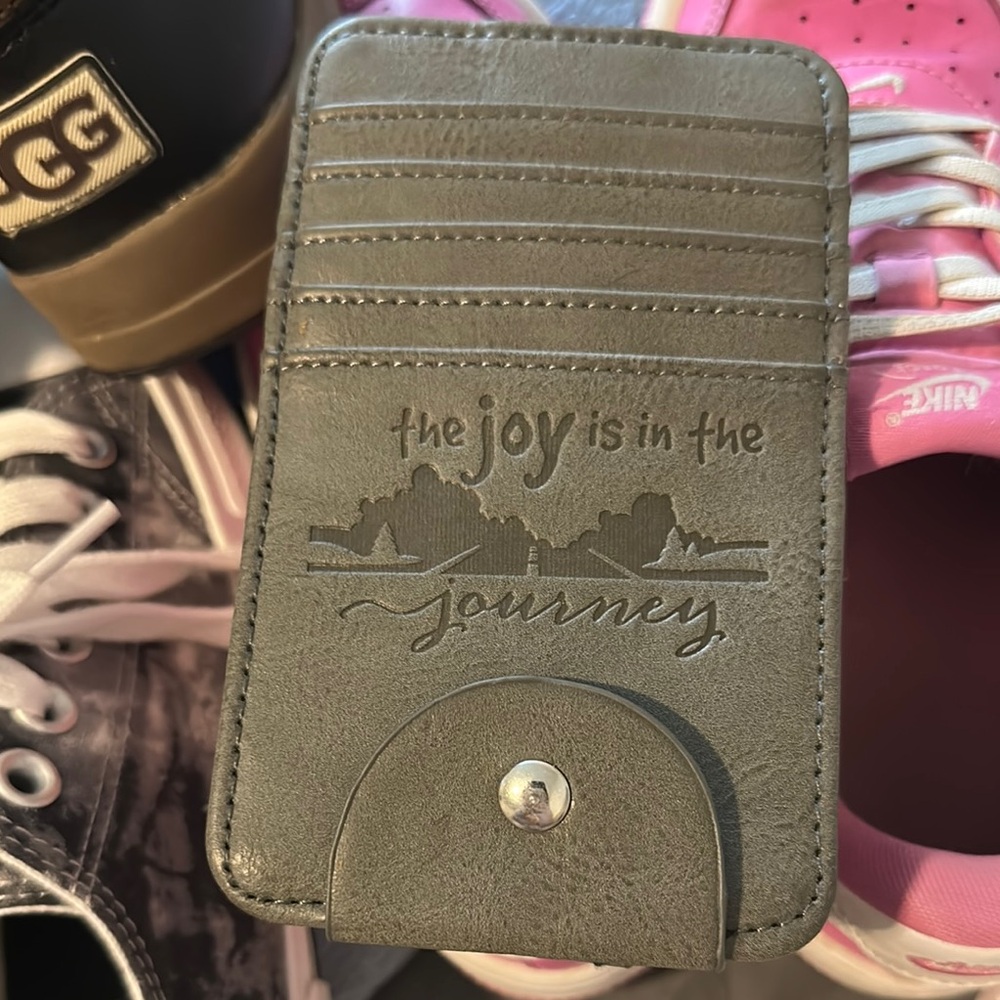 Grey Card Holder